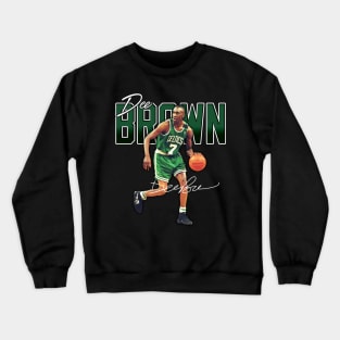 Dee Brown Basketball Legend Signature Vintage Retro 80s 90s Bootleg Rap Style Crewneck Sweatshirt